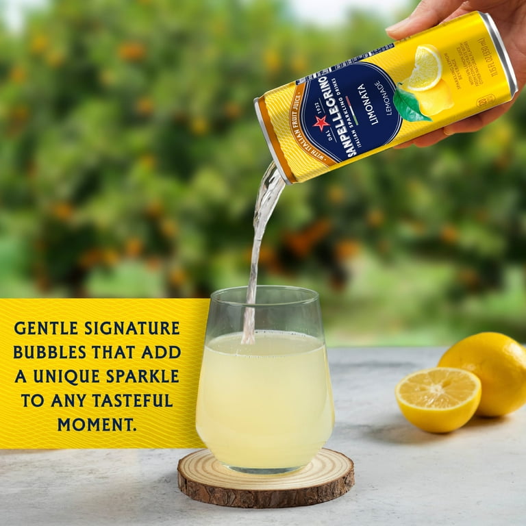 Sanpellegrino Limonata Sparkling Lemonade, 11.15 fl oz, 24 Pack photo 4