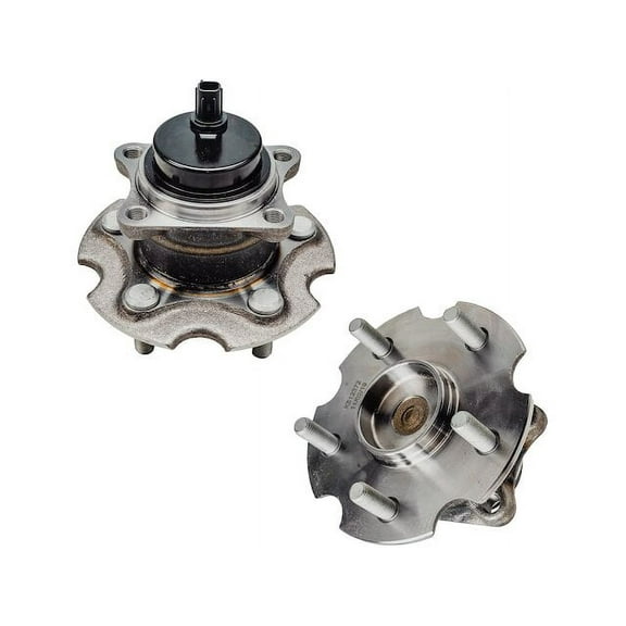 Rear Wheel Hub Assembly Set - Compatible with 2006 - 2018 Toyota RAV4 2007 2008 2009 2010 2011 2012 2013 2014 2015 2016 2017
