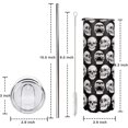 thumbnail image 2 of 4th of July tumbler American Flag Gifts -20 oz Patriotic Vacuum Insulated Stainless Steel Travel Tumblers,Patriotic Military Gifts For Veterans, Police, Fathers Day, 4th of July, 2 of 6
