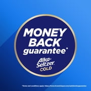 Alka-Seltzer Cold, Cold & Headache Max Strength Fast Dissolve Tabs, Original Flavor, 24 Count