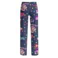 thumbnail image 4 of De*mon Hun%ters Pajama Pants for Women Comfy Stretch Lounge Pants, POP Women’s Soft Casual Pjs Sleep Bottoms M, 4 of 5