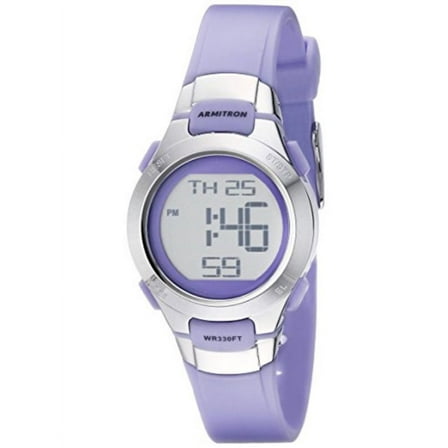 Sport Women's 45/7012PRSV Purple and Silver-Tone Digital Watch