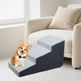 thumbnail image 6 of Bvdfgk Dog Stairs Pet Ladder Ramp Steps Climbing Aid with Removable And Washable Cover Dark Gray, 6 of 9