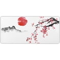 thumbnail image 6 of Sakura Cherry Blossom Large Mouse Pad 35.4×15.74 Inch with Stitched Edges Extended Waterproof Desk Pads Non Slip Rubber Base Keyboard Mat Computer Gaming Mousepad for Work Office Game, 6 of 6
