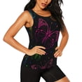 thumbnail image 2 of Fotbe Butterfly Blusas Sin Mangas para Mujer – Estilo Casual, Corte Suelto, Slim-Fit, Cuello Redondo Deportivo, Tops de Verano para Gimnasio y Yoga-Medium, 2 of 7