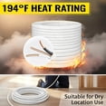 thumbnail image 4 of ZAZFO 50ft 14/2 Indoor Electrical Wire,14 Gauge 600V Copper Grounded Wire,ETL Listed,White, 4 of 8