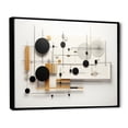 thumbnail image 2 of Designart "Minimalist Exploration Beige Suprematism II" Abstract Suprematism Floater Framed Wall Decor, 2 of 7