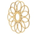 thumbnail image 1 of Wall Mirror, HD Image 45cm Dia Delicate Rattan Mirror  For Entryway, 1 of 8