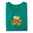 thumbnail image 2 of Catherines Women's Plus Size Glitter Graphic Tee, 2 of 5