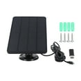 thumbnail image 1 of Solar Panel for Blink Camera: 4W Outdoor Solar Charger with 9.84ft Cable! B black, 1 of 9
