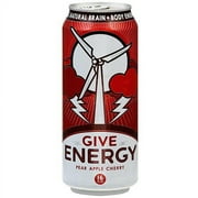 Give Pear Apple Cherry Energy Drink, 16 oz (Pack of 12)