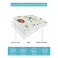 thumbnail image 4 of Quilts Queen Size Bedding Set, Spring Butterfly Dragonfly Reversible Summer Quilt 3 Pieces, Botanical Floral Colorful Lightweight Bedspreads Coverlets with 2 Pillow Shams for All Seasons, 4 of 5