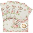 thumbnail image 2 of Easter Placemats Set of 4 Bunny Rabbit Ears Place Mats for Dining Room Dinner Table Spring Flower Floral Washable Table Mats Kitchen Decorations, 2 of 6