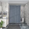 thumbnail image 2 of Heavy Duty Soft Waterproof Shower Curtain Bath Curtains Various Color 71x71inch, 2 of 7