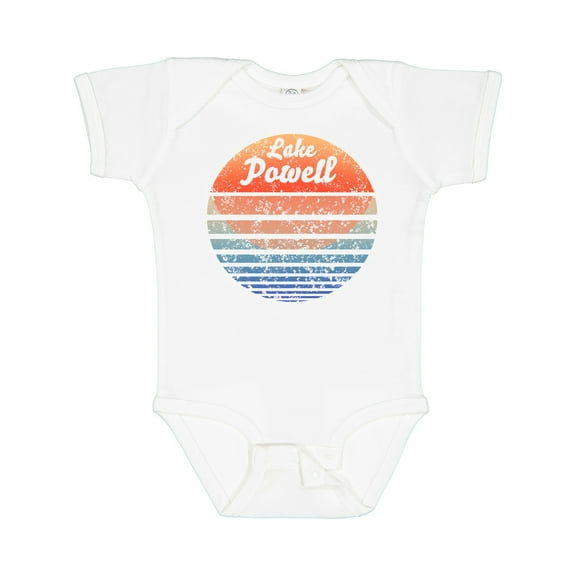 Inktastic Lake Powell Distressed Retro Sunset Boys or Girls Baby Bodysuit