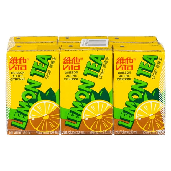 Vitasoy Lemon Tea Drink, 6 x 250 mL