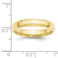 thumbnail image 4 of Primal Gold 10 Karat Yellow Gold 4mm Beveled Edge Comfort Fit Band Size 14, 4 of 6