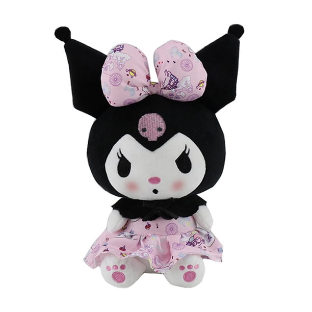 Sanrio Anime Kawaii peluche Hello Kitty Kuromi My Melody Cinnamoroll peluche juguete suave peluche apaciguar niñas muñeca juguetes niños regalos25CM D Fivean Toy model