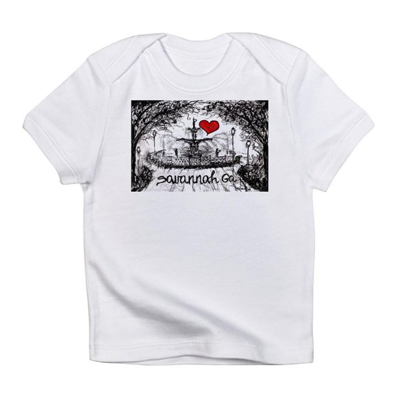 CafePress - I Love Savannah Ga Infant T Shirt - Infant T-Shirt
