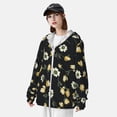 thumbnail image 3 of Lsque Daisy Pattern UPF 50+ Lightweight Sun Protection Men's Women's Long Sleeve Shirt, Hoodie Performance -Large, 3 of 7