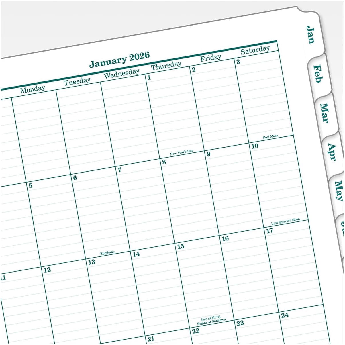 FranklinCovey - Original Weekly Ring-Bound Planner (Monarch, Jan 2026 - Dec 2026)