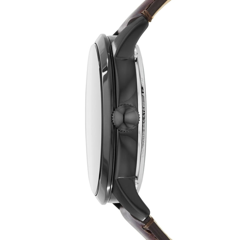 Fossil Townsman Automatic Brown Skeleton Dial Men