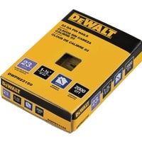 DeWALT DWPN23150 Pin Nail, 1-1/2 in L, 23 ga Gauge, Metal
