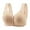 B159 Beige Clearance Bras under $5, variant on Bras Under $5! Cagogo Daisy Bras for Older Women Plus Size Full Coverage Front Closure Wireless Bralette Support Comfortable Wire Free Bra Brasier Sin Varillas Para Mujer