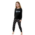 thumbnail image 3 of Moonsky Pijama estampado de pop Hunter, conjuntos de top y pantalón de dos piezas con estampado gráfico de Rumi, Mira y Zoey para niñas y niños,Rosa,160, 3 of 4