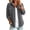 Gray, variant on Shirt Jackets for Women Button Down Turn Down Collar Dual Chest Pockets Long Sleeve Brushed Polyester Oversized Shacket Fall Casual Coat