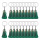 thumbnail image 1 of 20pcs Llaveros de Megáfono de Acrílico Verde con Borla, Llaveros de Animadora, Charms de Bolsa de Animadora y Anillo de Llave para Bricolaje, Favor de Fiesta de Equipo, 1 of 6