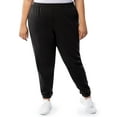 thumbnail image 2 of Terra & Sky Women's Plus Size Fleece Sweatpant, Available in 1,2, 3-Packs, Sizes 0X-4X, 2 of 15