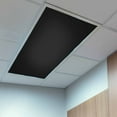 thumbnail image 2 of 4 Pack Solid Color Fluorescent Light Covers for Ceiling Lights Black Magnetic Ceiling Light Covers Overhead Light Filters for Office Classroom Home, 2 of 9