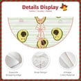 thumbnail image 5 of Kll Avocado Of A Hear Christmas Tree Skirt 48",Party Decorations Farmhouse For Christmas Decorations Holiday Party, 5 of 8