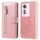 thumbnail image 1 of Estuche de Cuero PU con Cierre para OPPO Reno 11F , Funda Protectora con Billetera y Correa, 1 of 6
