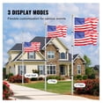 thumbnail image 4 of 20FT Telescoping Flagpole Kit, Heavy Duty Aluminum Alloy Flag Pole, 3 Modes, w/3x5 American Flag & Accessories - Outdoor Ground Display, 4 of 7