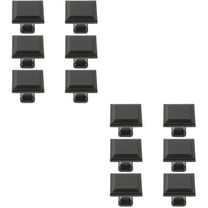 MLINS 12 pcs Cabinet Knobs Handle Pulls Square Knobs for Kitchen Cabinets Drawers Dressers