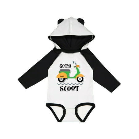 

Inktastic Scooter Bike Gotta Scoot Gift Baby Boy or Baby Girl Long Sleeve Bodysuit