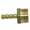 thumbnail image 2 of Conector de ón de ón, üeta x NPT macho, rosca G1/2"=DN15=20 mm de diámetro 6 mm 6 mm Barb Dia Cola Conector acoplador de púas de latón, 2 of 8