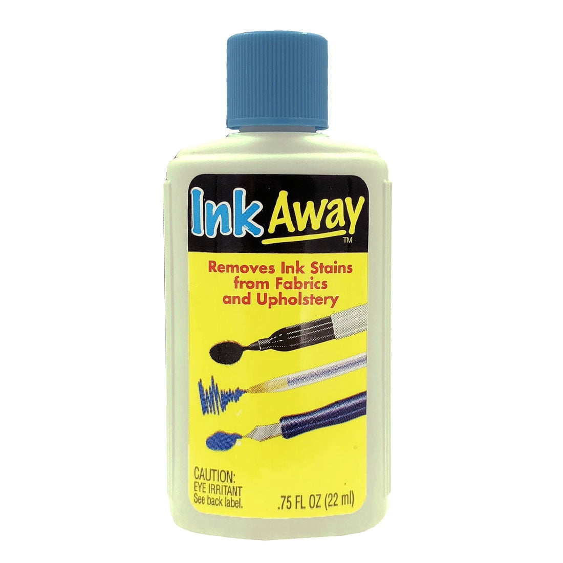 Ink Away Ink Stain Remover for Clothes Fabric Upholstery, 0.75 fl oz