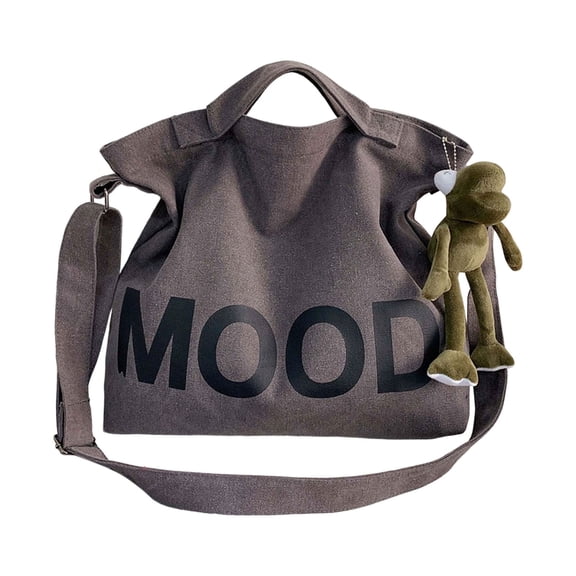Win s Way Canvas Tote Shoulder Bag Messenger for Men and Women Daily Work Travel