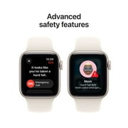 Apple Watch SE 3 [GPS 40mm] Smartwatch with Starlight Aluminum Case with Starlight Sport Band - S/M