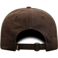 thumbnail image 2 of Brand New Collegiate Men's Primary Color Wyoming Adjustable Hat, 100% Cotton, Official School Colors, Brown, 2 of 2