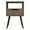 Dark Walnut, variant on TUHOME Otom Nightstand - Color Brown - Material Engineered Wood