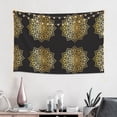 thumbnail image 2 of Gaeub Gold Mandala Print Tapestry Wall Hanging(60x40 inches),Tapestry Home Decor,Wall Art for Living Room Bedroom Home Decor, 2 of 8