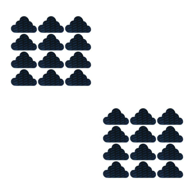 VONKY 12pieces Non-skid Carpet Grippers For Secure Home Environment Reusable Reusable Rug Grippers cloud 74*125*1mm 2Set