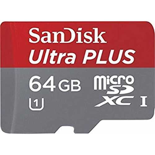 SanDisk Ultra Plus 64GB microSD Memory Card