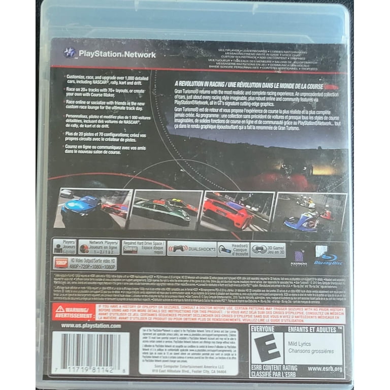 Gran Turismo 5 (CIB) – Sony PlayStation 3 PS3 – Tested & Working