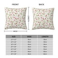 thumbnail image 2 of Pofeuu Rose Flowers Print Double-sided plush pillowcase Square Throw Pillow Covers Pillows Cover for Living Room Bedroom Sofa Couch Cushion Cover（No pillow core）-16"x16", 2 of 7
