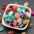 thumbnail image 2 of 13*18mm Beads Oval Flatback Cab Cabochon Gemstone Polished Jewelry Making DIY, 2 of 9